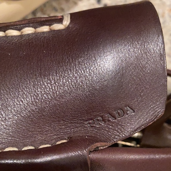 $849.00 !! PRADA MEN'S LUXURY COMBO COLOR LEATHER LOAFERS SHOES MARKED SIZE 10.5 - Picture 2 of 14